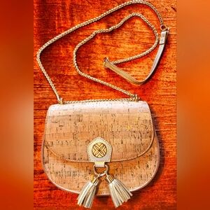 Lilly Pulitzer Sirena Cork Gold Crossbody